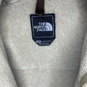 Cream NorthFace Jacket